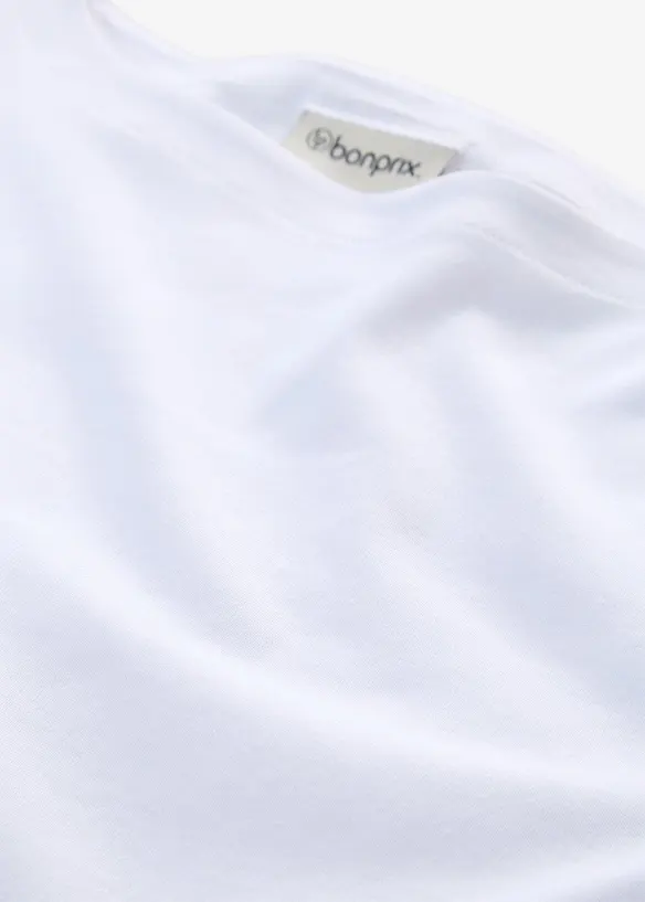 Langermet topp i 100% &oslash;kologisk bomull, bonprix