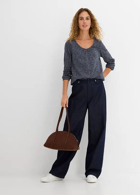 Topp i 100% &oslash;kologisk bomull, bonprix