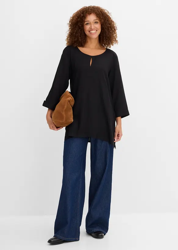 Bluse i 100% viskose, bonprix