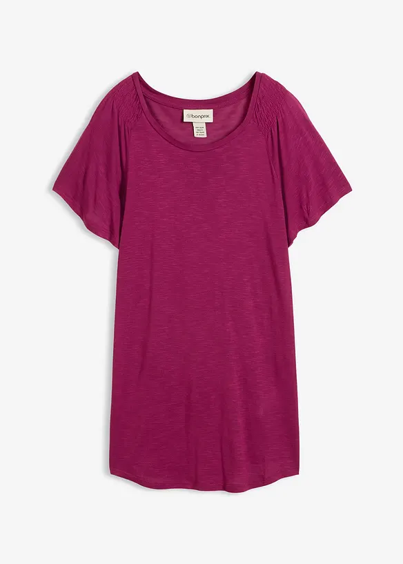 Topp i flammegarn med vingeermer, bonprix