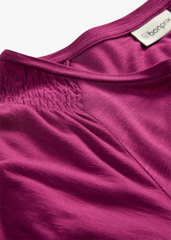 Topp i flammegarn med vingeermer, bonprix