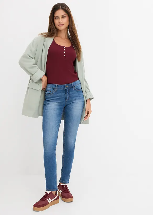 Skinny-jeans Mid Waist, Stretch, bonprix