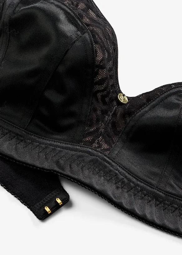 Bralette uten b&oslash;yle med delikat blonde, bonprix