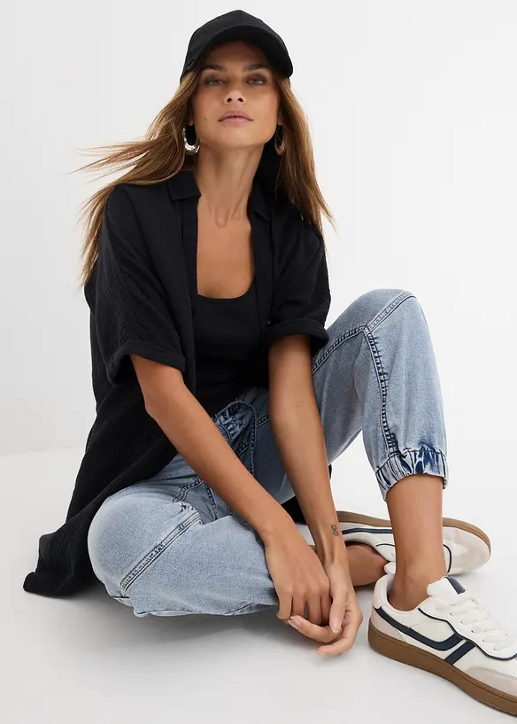 Joggejeans Mid Waist, stretch, bonprix