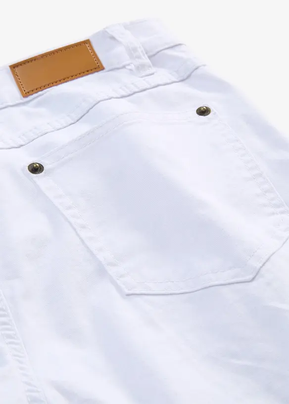 Wide Leg-jeans Mid Waist, Stretch, bonprix