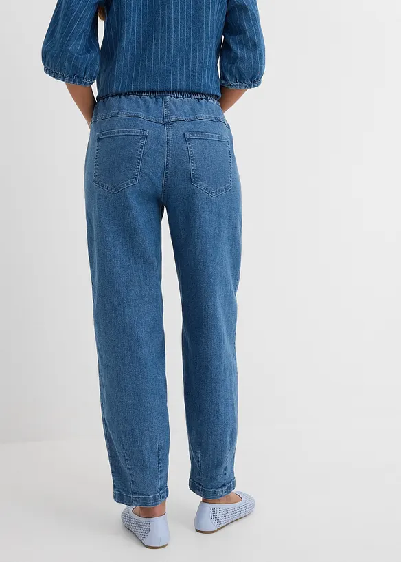 Mom jeans, High Waist, komfortlinning, bonprix