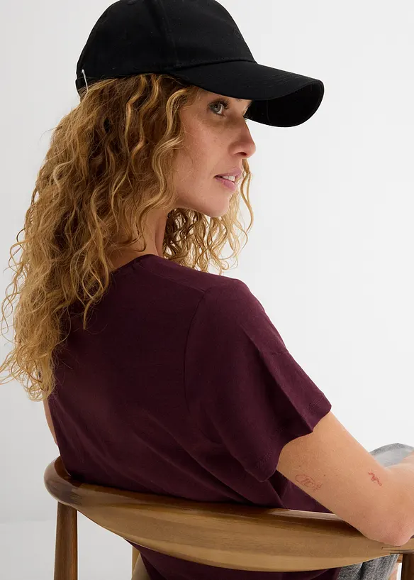 T-skjorte i bomull-/viskosemiks, bonprix