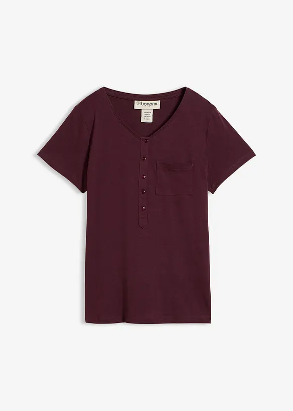 T-skjorte i bomull-/viskosemiks, bonprix