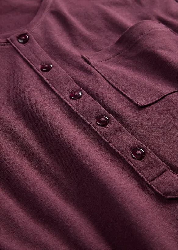 T-skjorte i bomull-/viskosemiks, bonprix