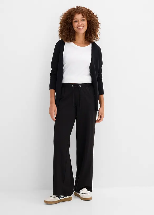 Joggebukse i bomullsmiks, bonprix