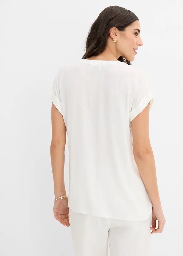 Bluse i 100% viskose, bonprix