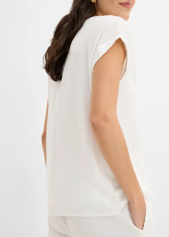 Bluse i 100% viskose, bonprix