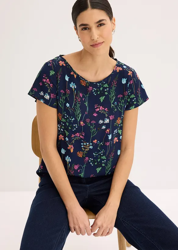 Kortermet bluse, bonprix