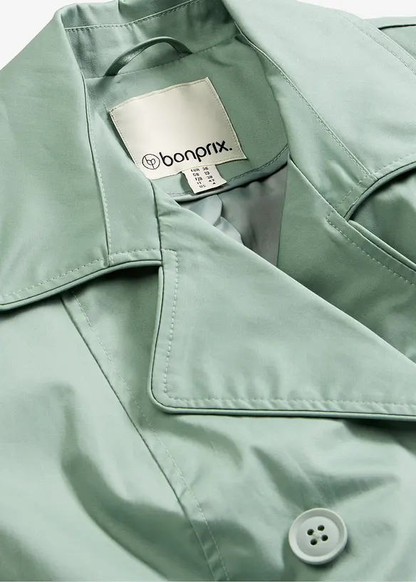 Trenchcoat i bomull, bonprix