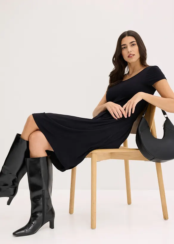 Jerseykjole i viskosemiks, bonprix