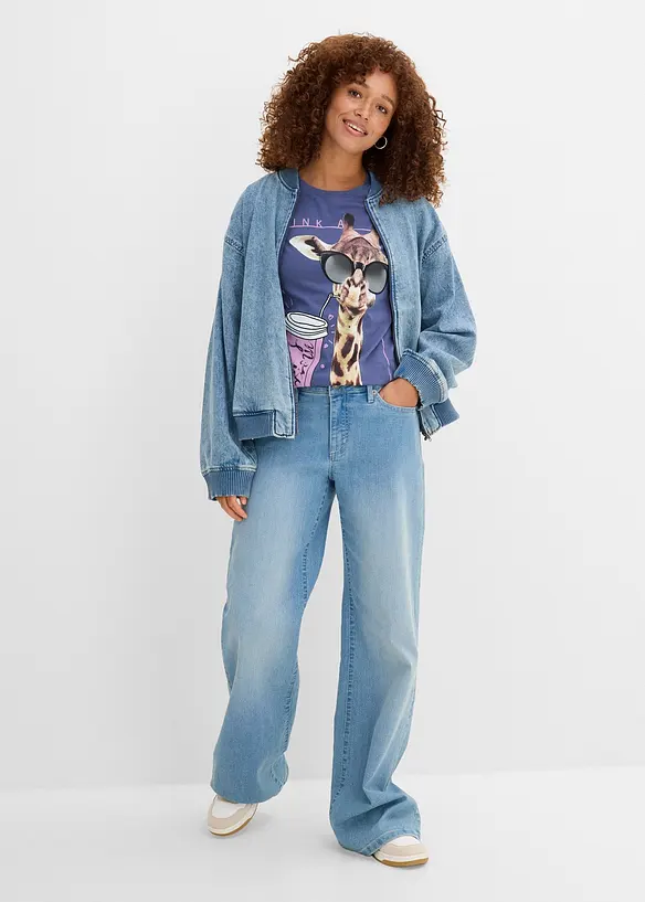 T-skjorte i ren bomull, bonprix