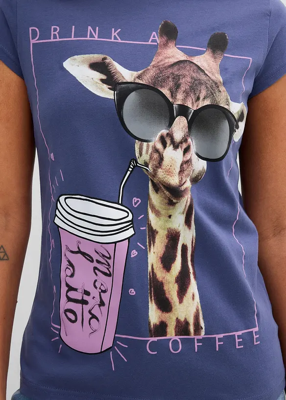 T-skjorte i ren bomull, bonprix