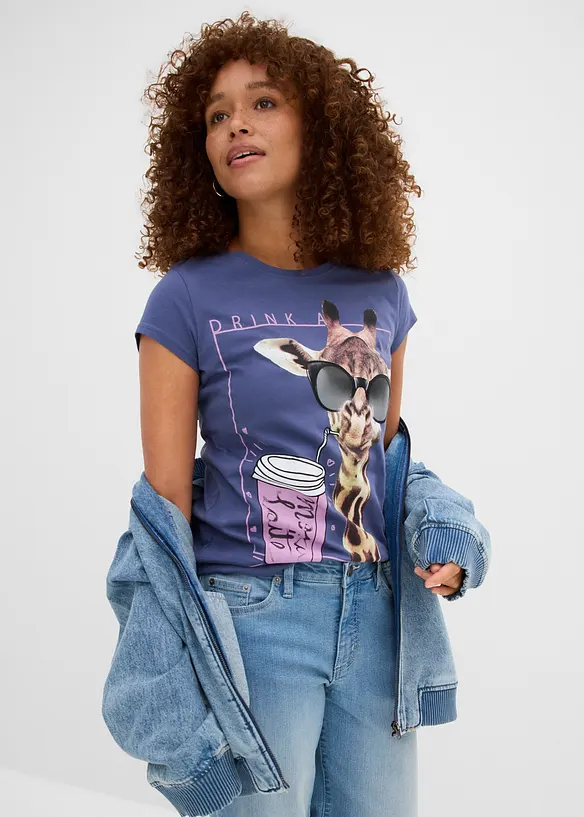 T-skjorte i ren bomull, bonprix