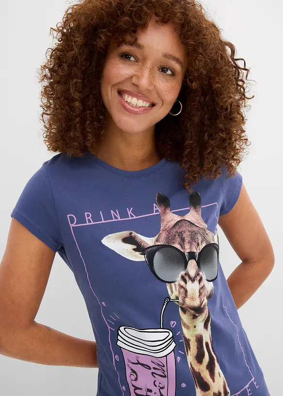 T-skjorte i ren bomull, bonprix