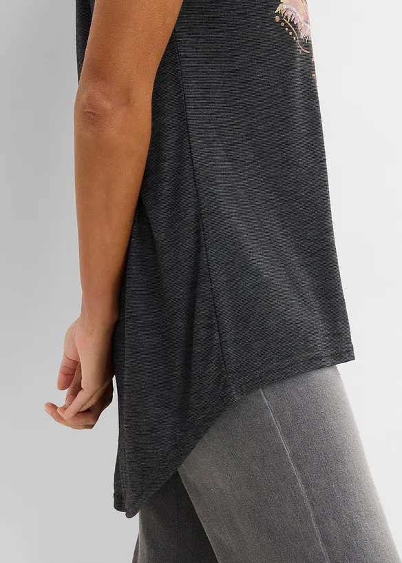 T-skjorte i myk viskosemiks, bonprix