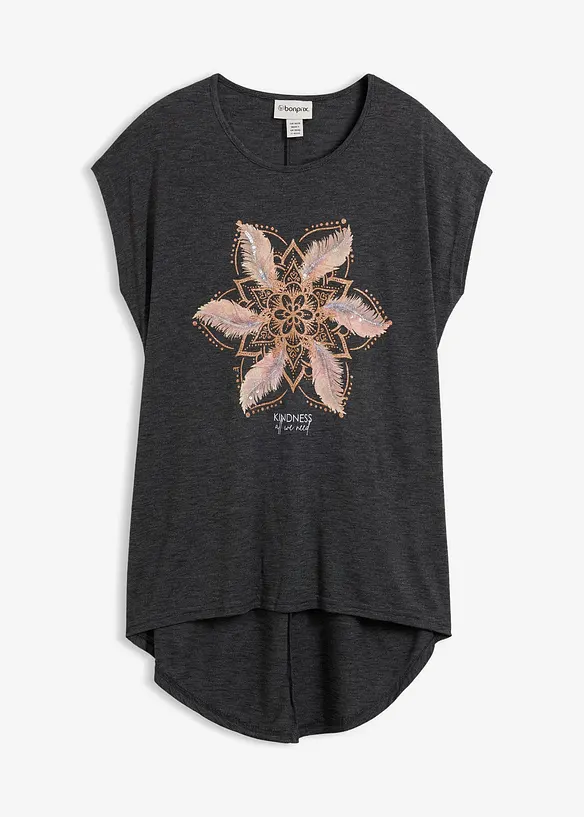 T-skjorte i myk viskosemiks, bonprix