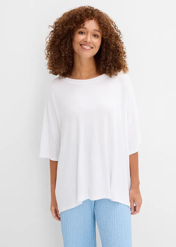 Lett oversized topp av lett viskose, bonprix