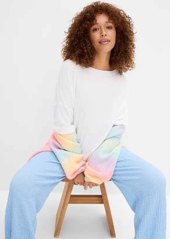 Lett oversized topp av lett viskose, bonprix