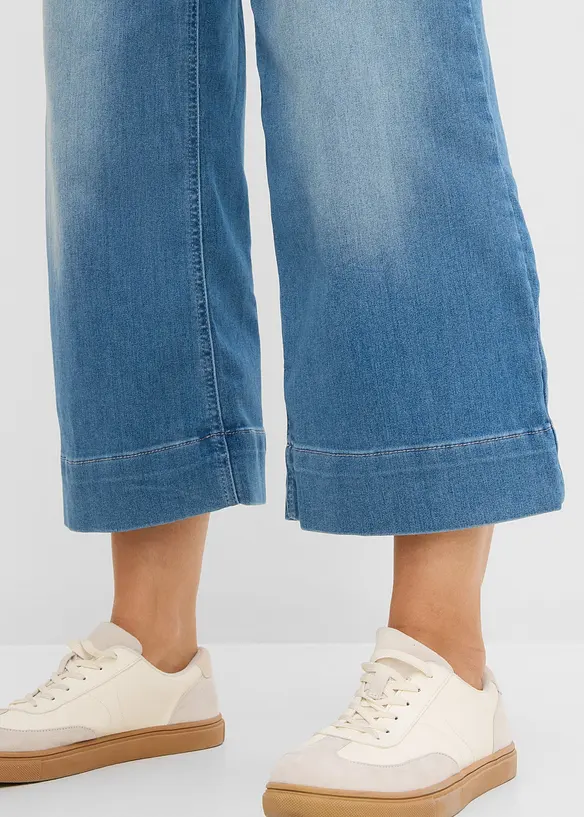 7/8-culotte i ultrasoft denim, bonprix