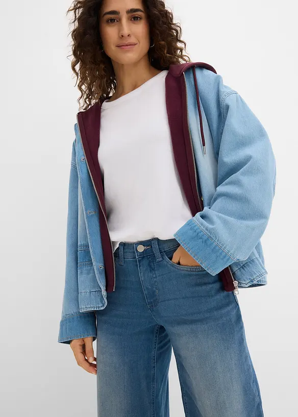 7/8-culotte i ultrasoft denim, bonprix