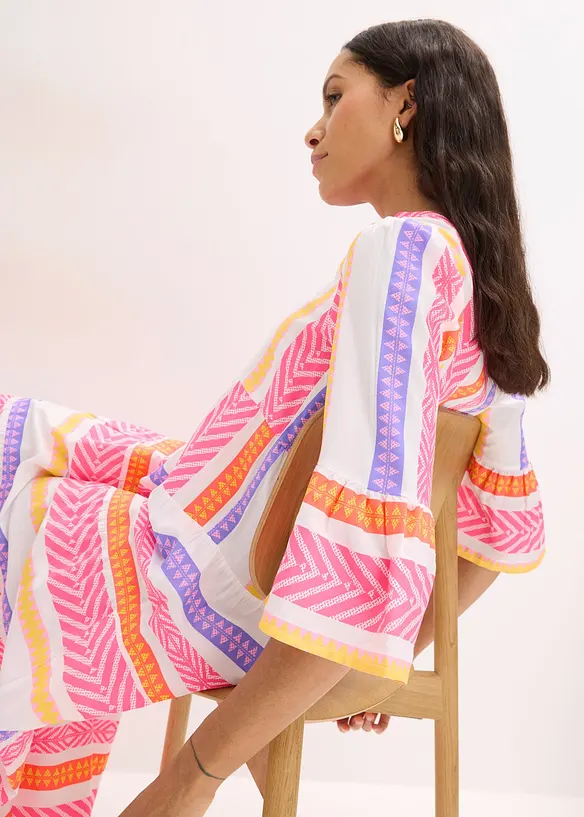 Maxikjole i lett viskose, bonprix