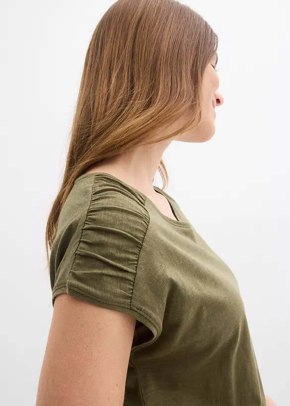 Topp i boxy-modell, kortermet, bonprix