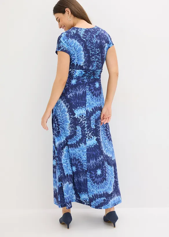 M&oslash;nstret maxikjole i jersey, bonprix