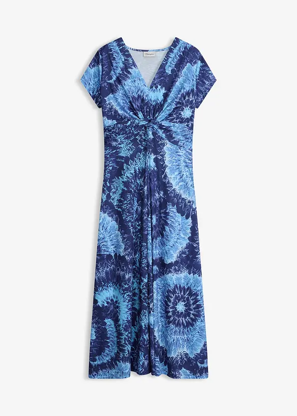 M&oslash;nstret maxikjole i jersey, bonprix