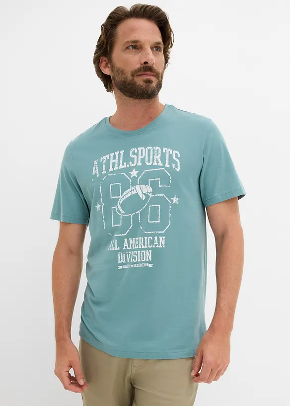 T-skjorte (2-pack) i Regular Fit, bonprix