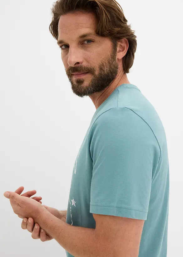 T-skjorte (2-pack) i Regular Fit, bonprix