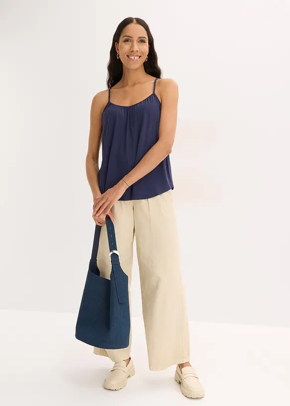 Stroppetopp i lett viskose, bonprix