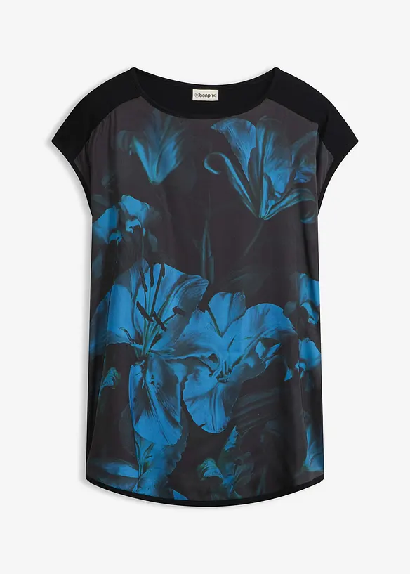 M&oslash;nstret topp i myk viskosemiks, bonprix