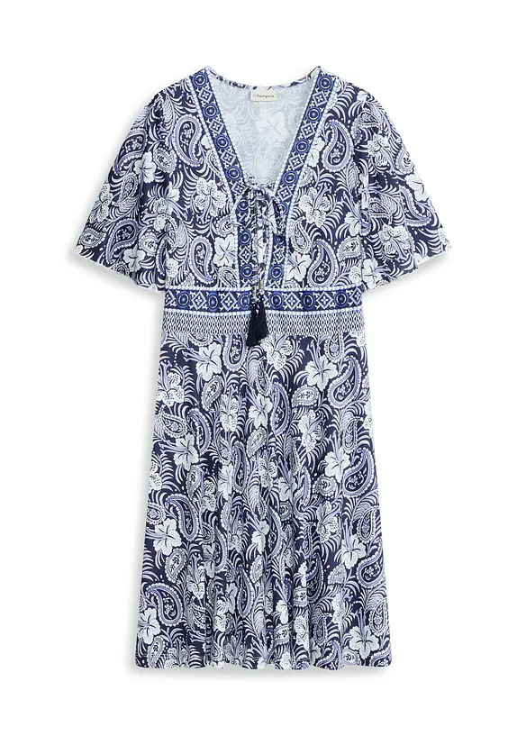 M&oslash;nstret minikjole, bonprix