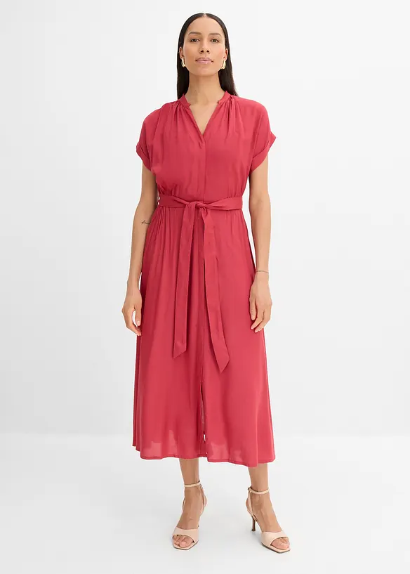 Skjortekjole i lett viskose, bonprix