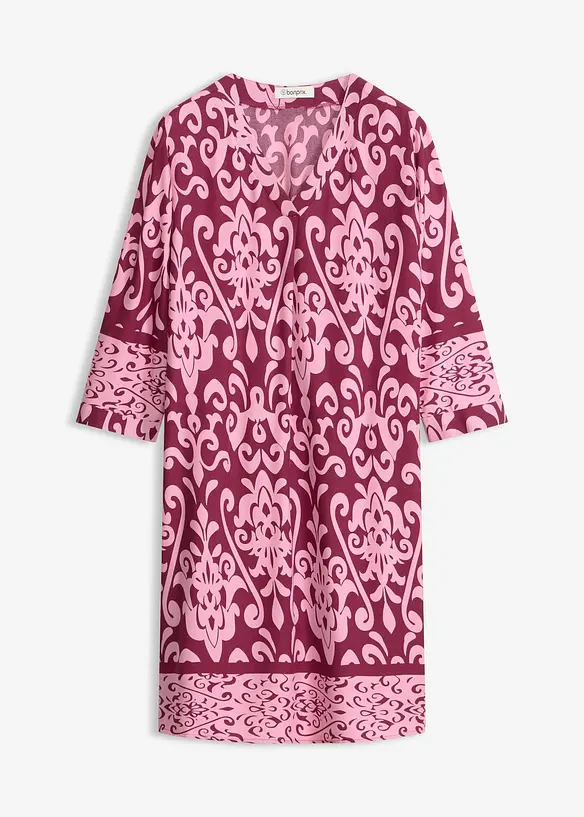 Tunikakjole i lett viskose, bonprix