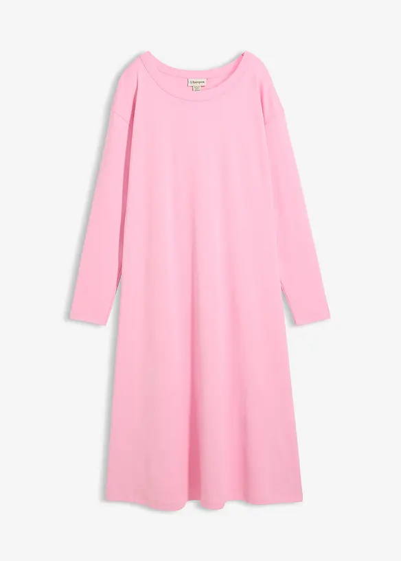 Jerseykjole i formstabil, 100% &oslash;kologisk bomull, bonprix