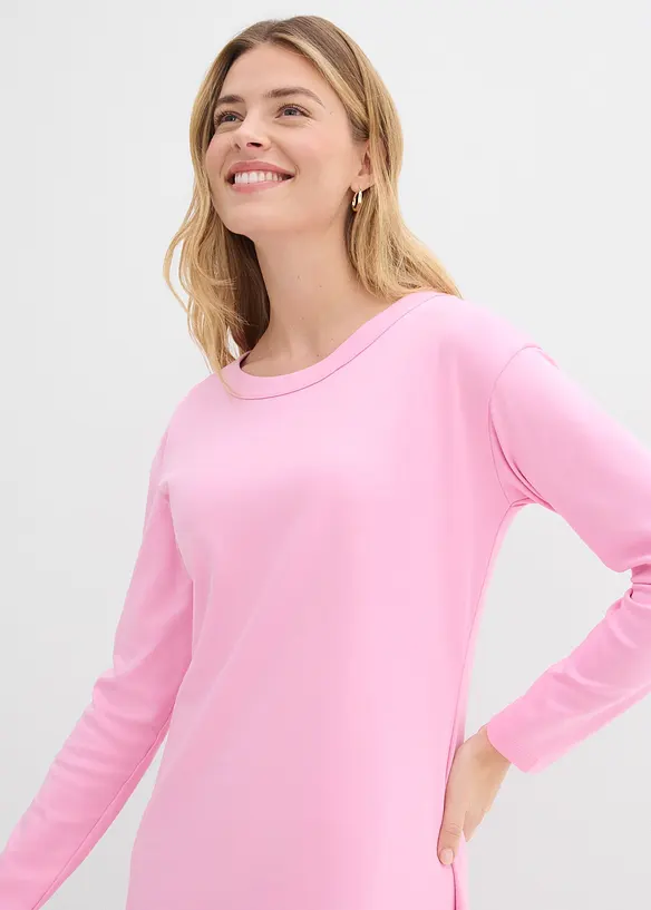 Jerseykjole i formstabil, 100% &oslash;kologisk bomull, bonprix
