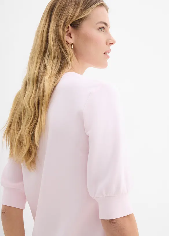 Topp i scuba-materiale og vid modell, bonprix