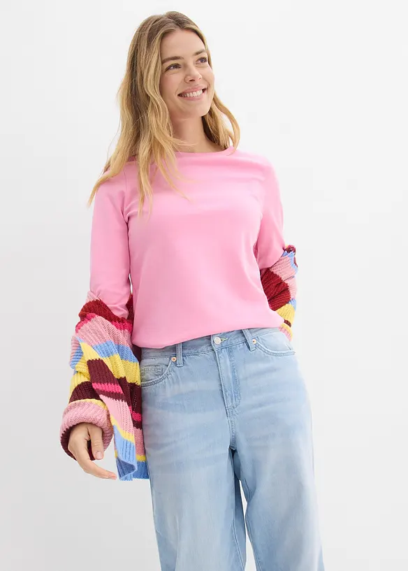 Topp i formstabil, 100% &oslash;kologisk bomull, bonprix