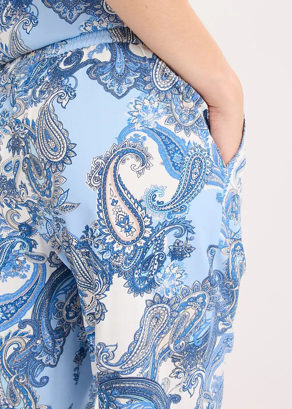 M&oslash;nstret bukse i lett viskose, bonprix