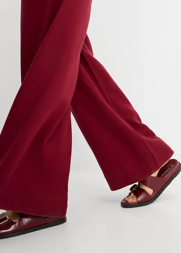 Bukse i lett lyocell med legg, bonprix