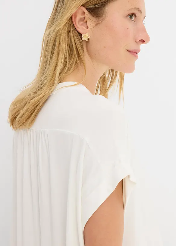 Trikotbluse i myk viskosemiks, bonprix