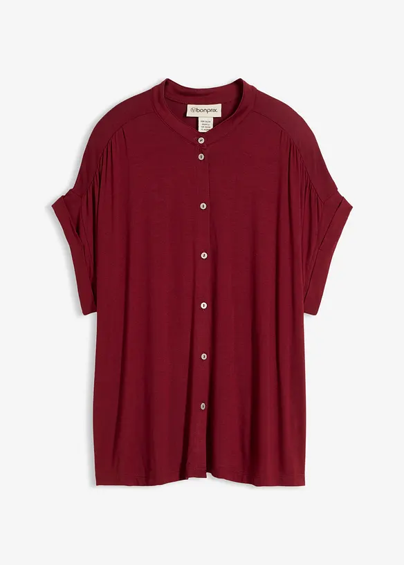 Trikotbluse i myk viskosemiks, bonprix