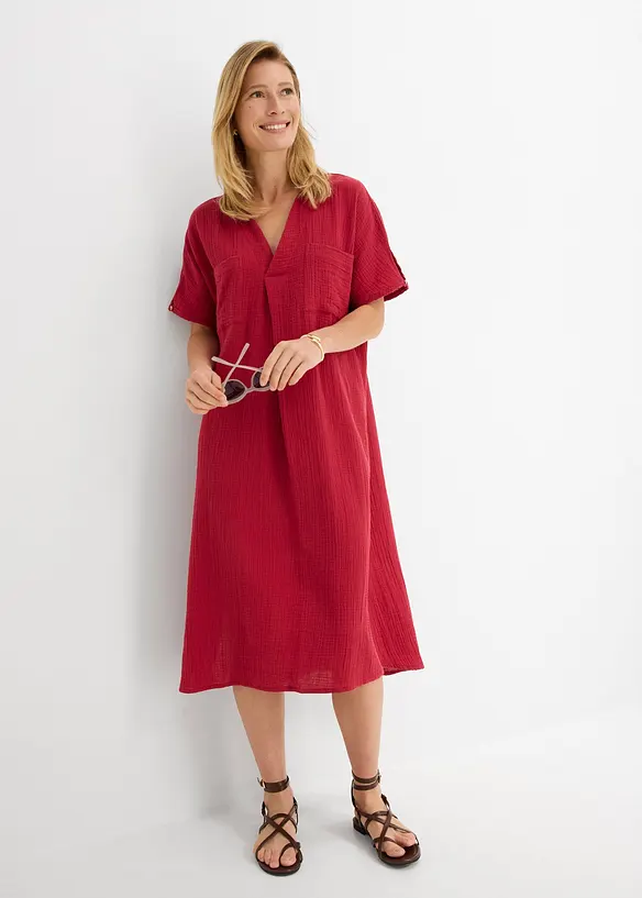 Kaftankjole i myk musselin, bonprix