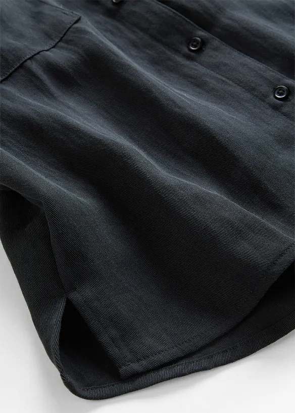 Kortermet bluse i lett materialmiks med lyocell, bonprix